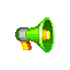綠色擴音器