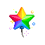 彩虹星跟隨氣球