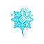 雪花跟隨